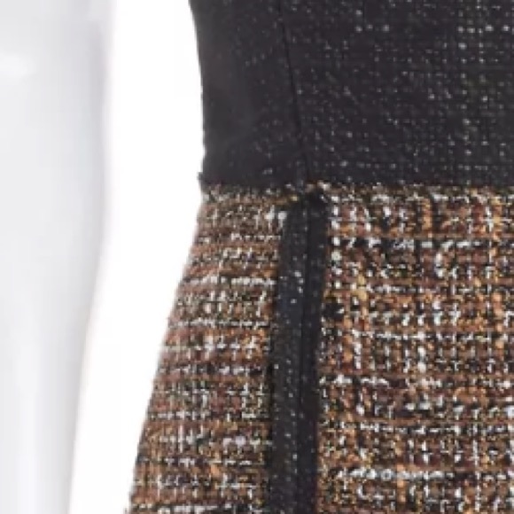 Dolce & Gabbana Silk Wool tweed midi dress Size 42 4 Excellent Condition - Picture 5 of 9